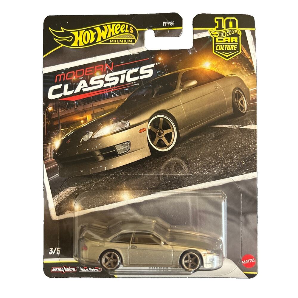 Toyota Soarer Silver 3/5 Modern Classics Hot Wheels Premium Car Culture New!